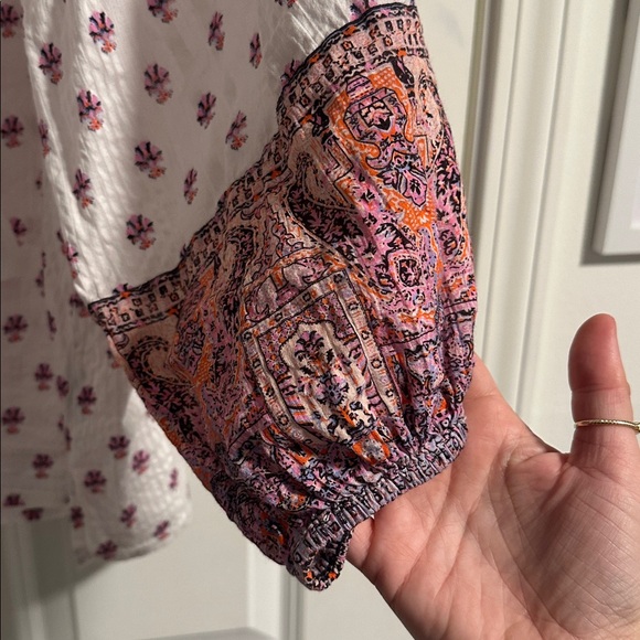 NWOT Cleobella Tawny Cotton Blouse in Mahal Print Size S - Picture 7 of 14